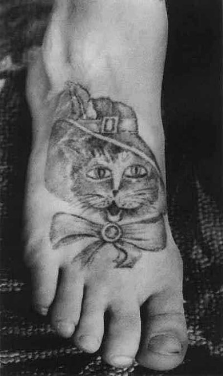 Tatouage chat prisonniers russes