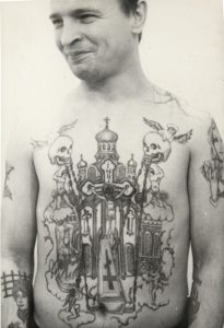 Tatouage clochers prisonniers russes